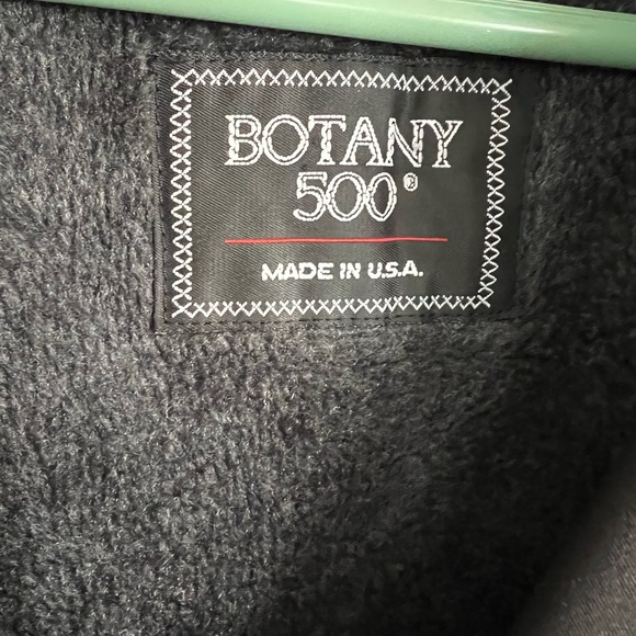 Mens Black Lined Trench Coat Made in USA Sz 42 R - Picture 8 of 10